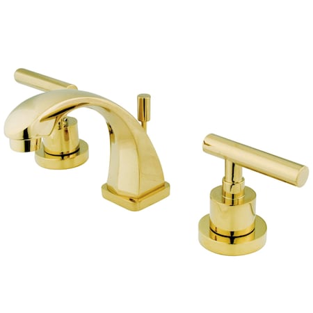 KS4942CML Manhattan 8 Widespread Bathroom Faucet, Polished Brass